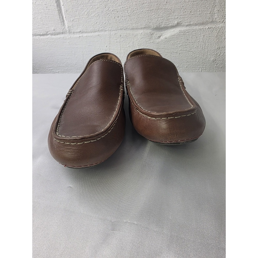 Clarks Mens‎ Sz 10.5 Brown Leather Marcos Drive loafers Moccasins - Picture 5 of 8